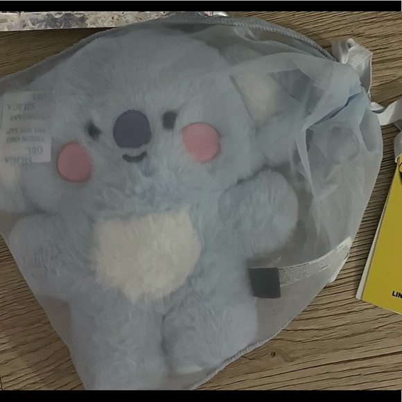 BTS BT21 Koya Flat Fur Plush - Picture 2 of 2